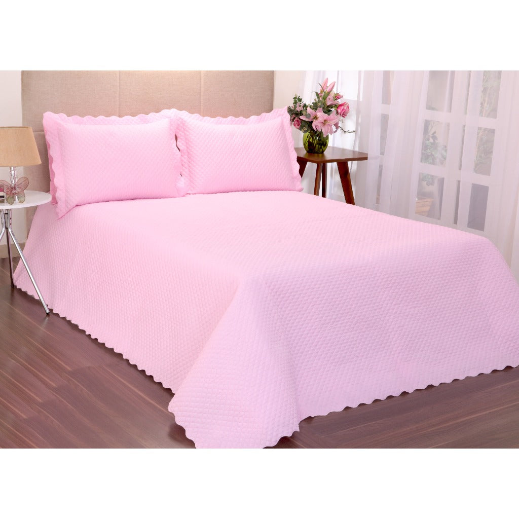 Kit 3 Pçs Cobre Leito Casal Queen Classic