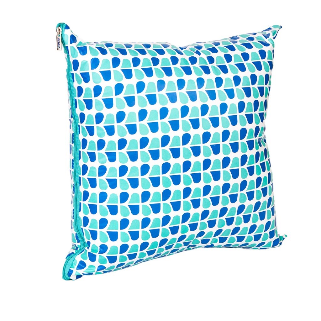 Capa de Almofada Impermeável Decorativa Área Externa Piscina Jardim Toque Acetinado