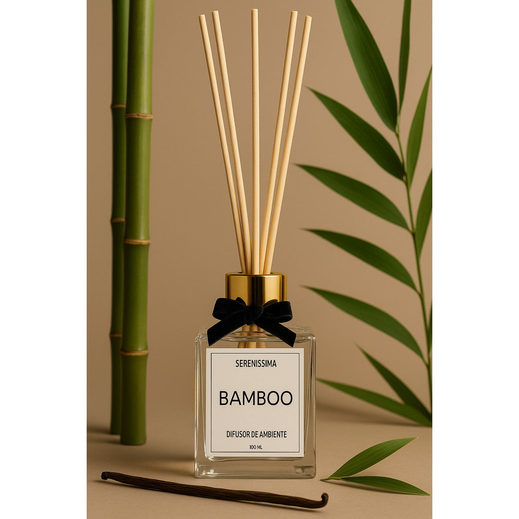 Difusor de Ambiente Classic Frasco de Vidro com Varetas de Madeira 100ml Aroma Premium