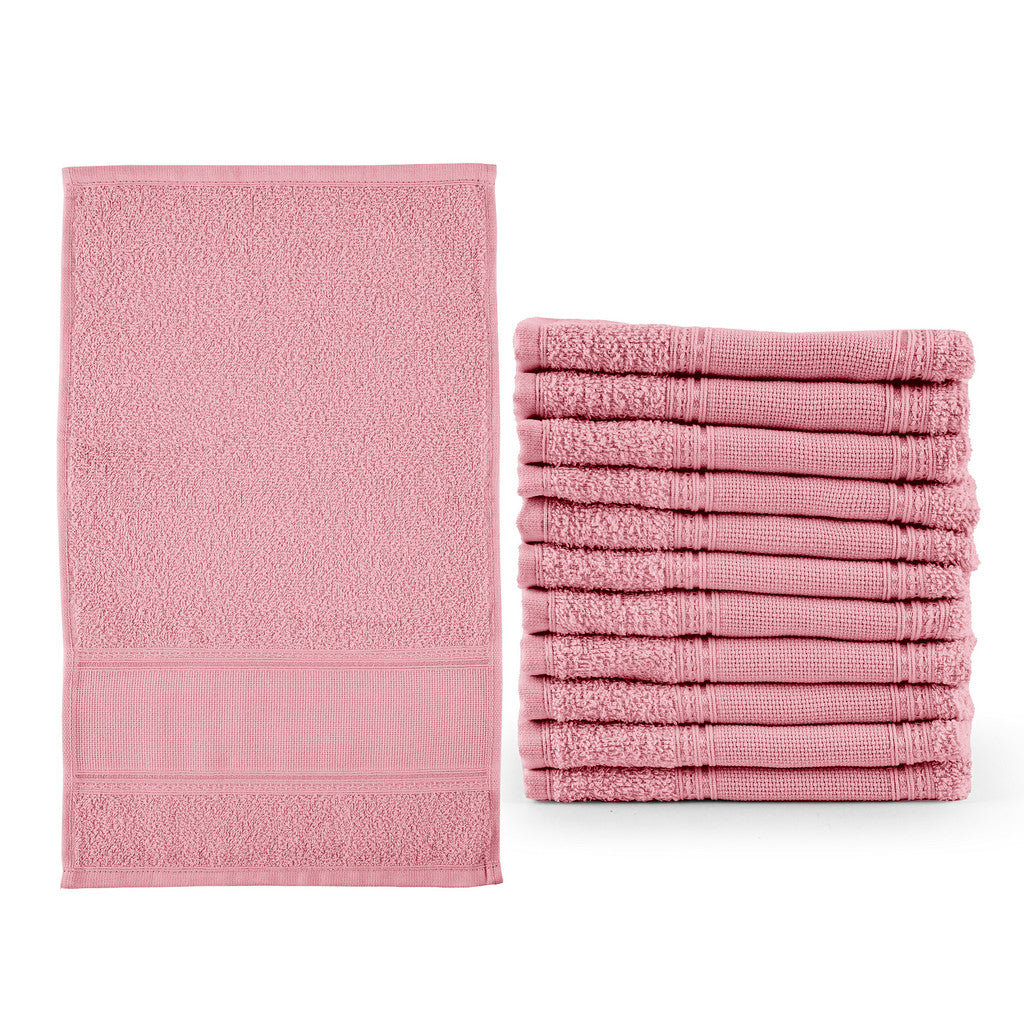 Kit 12 Pçs Toalha de Lavabo Social de 30cm X 50cm Material e Composição: 100% Algodão gramatura 310 g/m²
