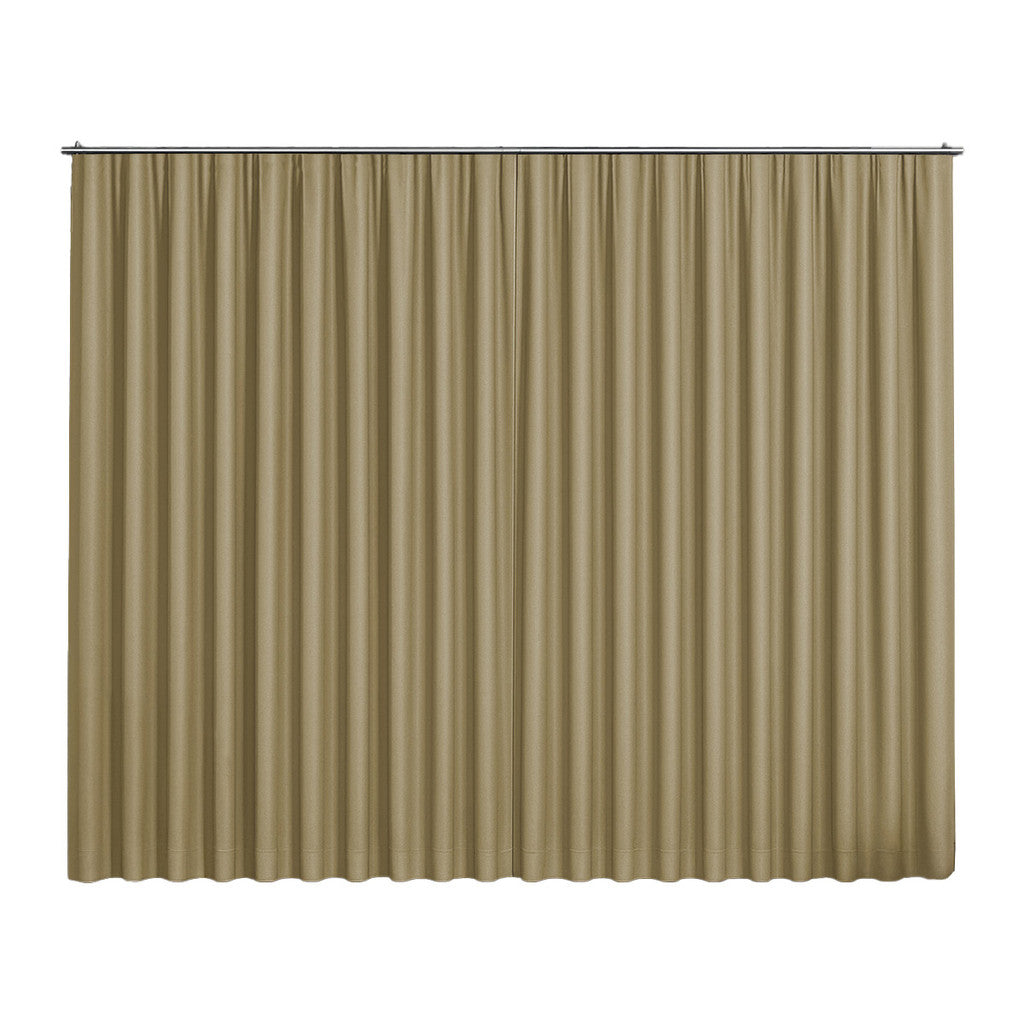 Cortina Basic Blackout Tecido Corta Luz 6,00x2,70m para Trilho Suiço 5m