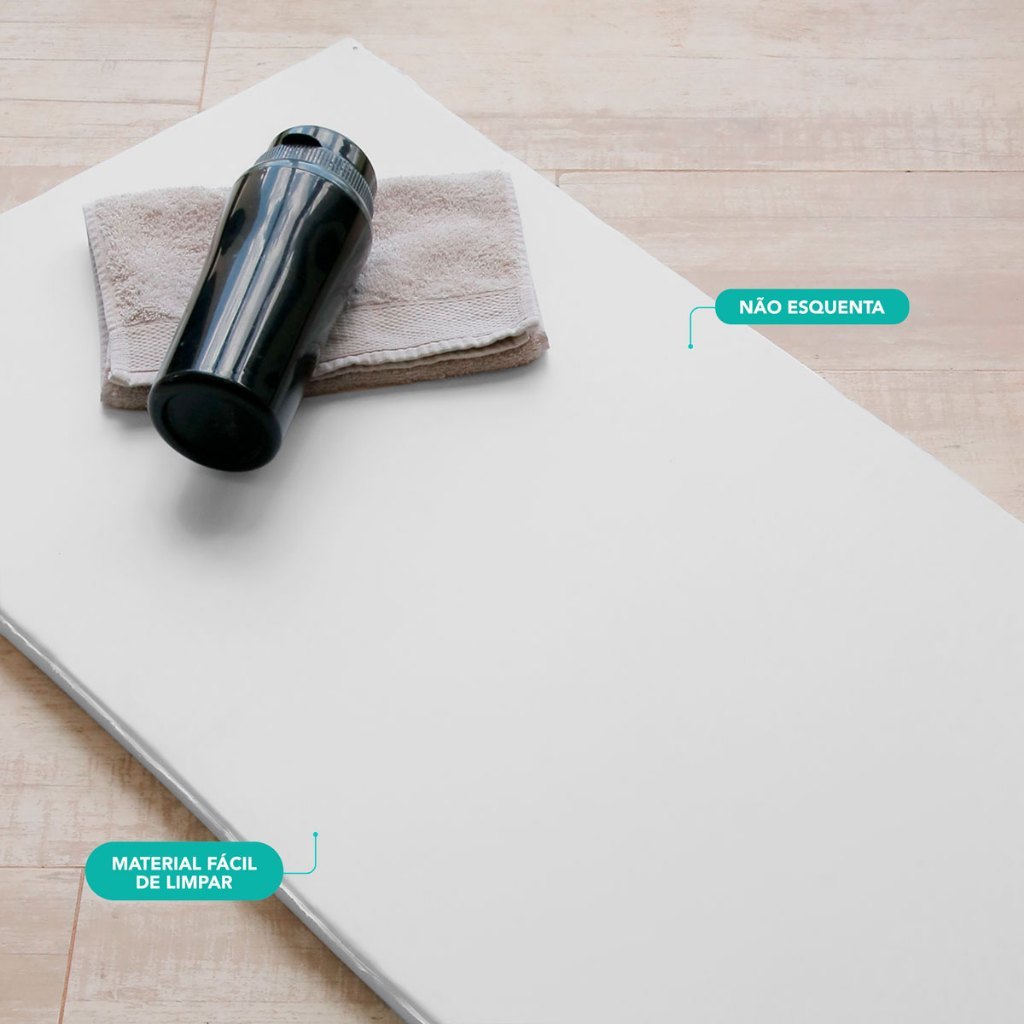 Colchonete Para Academia Ginástica Impermeável Espuma Confortável, Durável para Exercícios