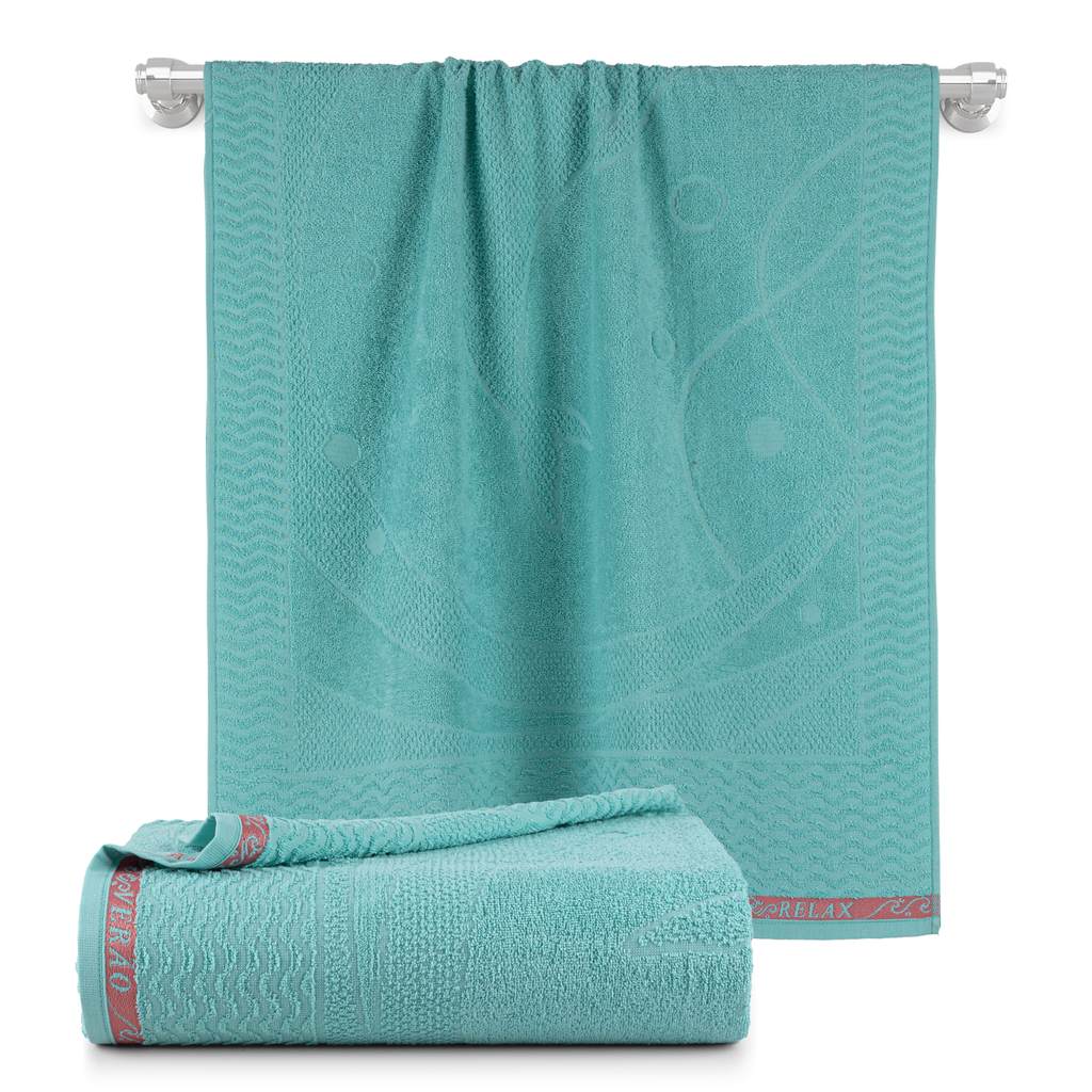 Kit 2 Pçs Toalha de Banho para Praia e Piscina Beach