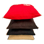 Almofada Decorativa Impermeável Pet Comfortpet Avelã 45x45 Capa Removível Patas