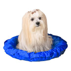 Cama Pet Refrescante Gelada Cachorro Gato G 60cm Resistente Cor Azul Desenho Liso