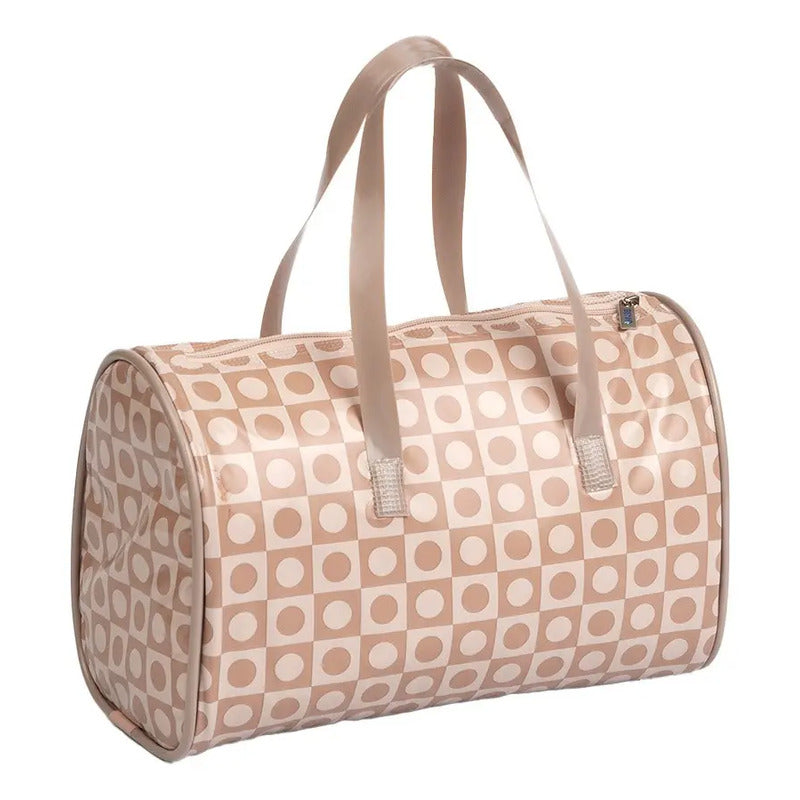 Bolsa Térmica Beniq 8 Litros Marrom Chess Dobrável Impermeável