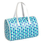 Bolsa Térmica Lancheira Academia Passeio 8 L  Azul Estampado Azul Estampado