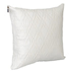 Almofada Decorativa Impermeável Quadrada 45x45cm Pvc Branco Beniq Matelada