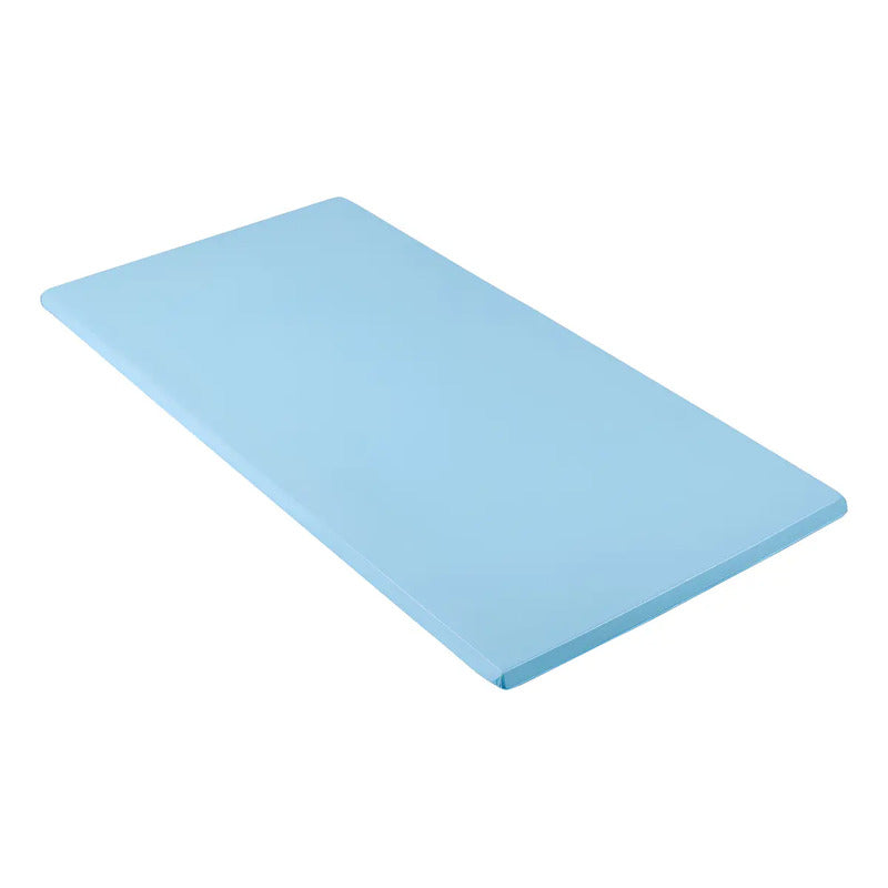 Colchonete Academia Pvc Azul Claro Dobrável Impermeável Azul-claro