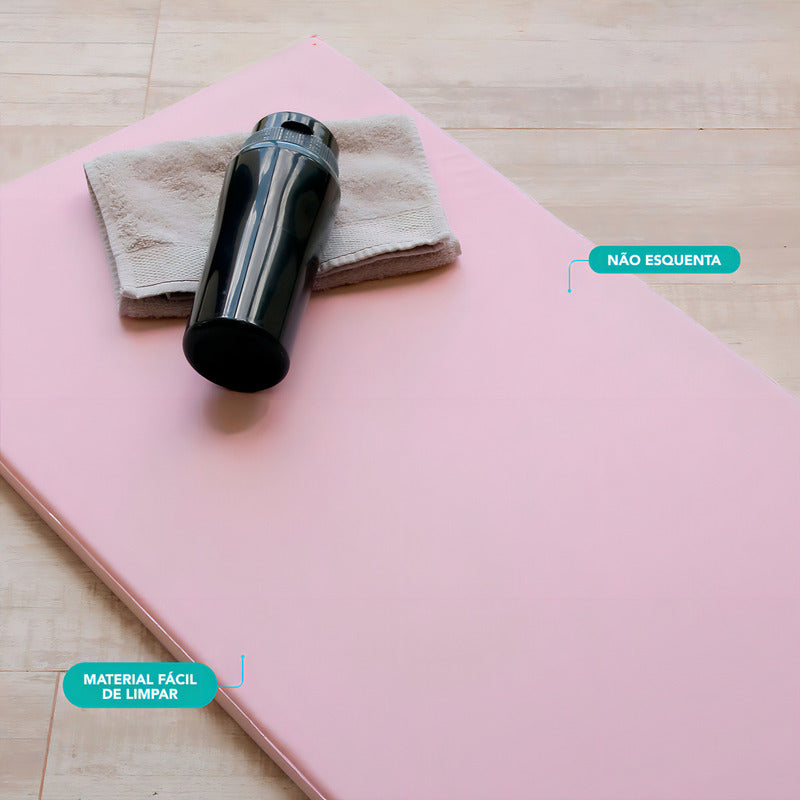 Colchonete Academia Impermeável Cor Rosa Rosa