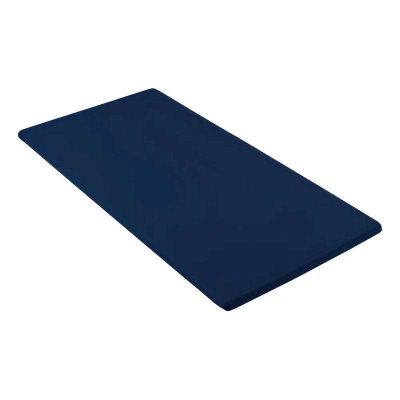 Colchonete Academia Beniq Pvc Siliconizado Azul Marinho 3cm Dobrável