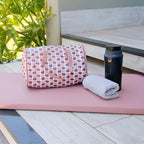 Bolsa Baú Térmica Lancheira Academia 7 L Cor Rosê Estampado Rosê Estampado