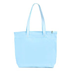 Bolsa Sacola De Praia Impermeável Bolso Interno Resistente Cor Azul Desenho Do Tecido Lisa