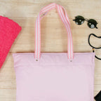 Bolsa De Praia Impermeável  Cor Rosa Desenho Do Tecido Lisa Rosa Liso Rose