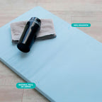 Colchonete Academia Beniq Pvc Azul Claro Dobrável 100x50x3cm Impermeável