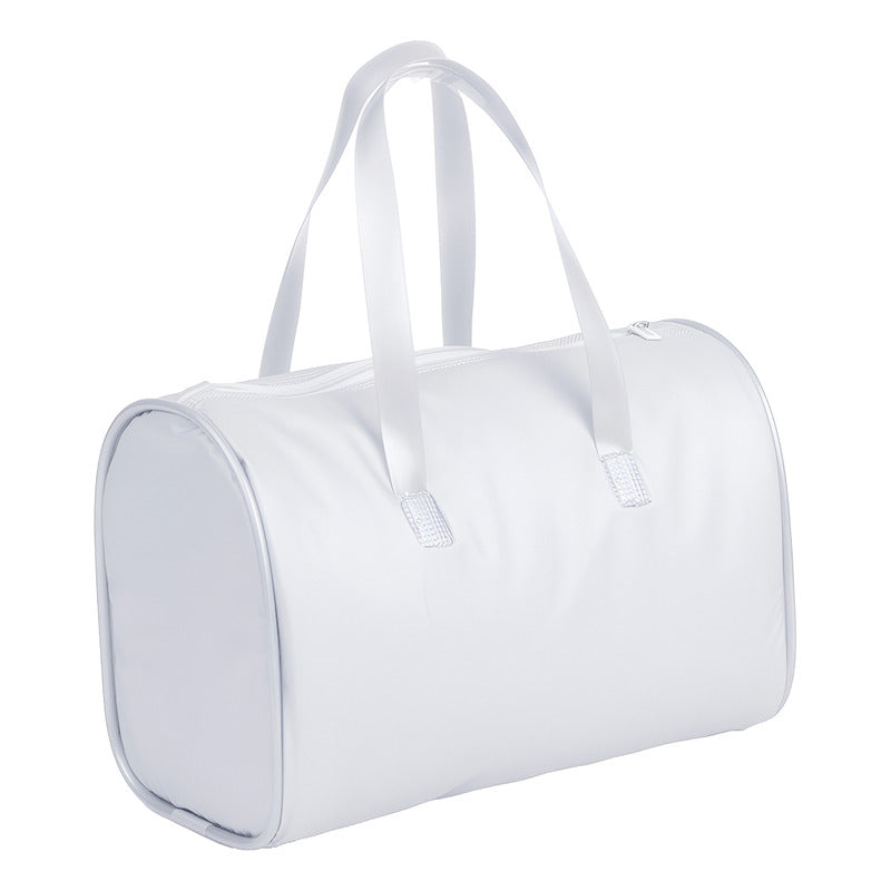 Bolsa Térmica Pequena 6l Impermeável Branca Marmita Academia Branco
