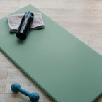 Kit 10 Colchonetes Academia Yoga Beniq Dobráveis 3cm Toque Acetinado Verde
