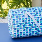 Bolsa Térmica Lancheira Academia Passeio Multiuso 8 Litros Cor Azul Estampado