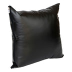Capa De Almofada Impermeavel Decorativa Resistente Cor Preto Preto Liso