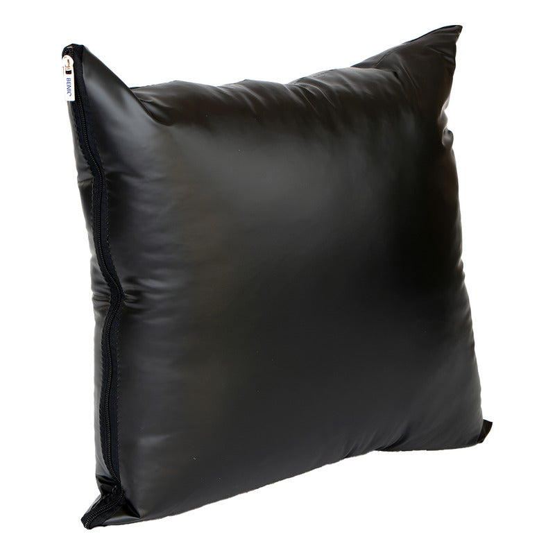 Capa De Almofada Impermeavel Decorativa Externa Resistente Cor Preto Lisa Liso