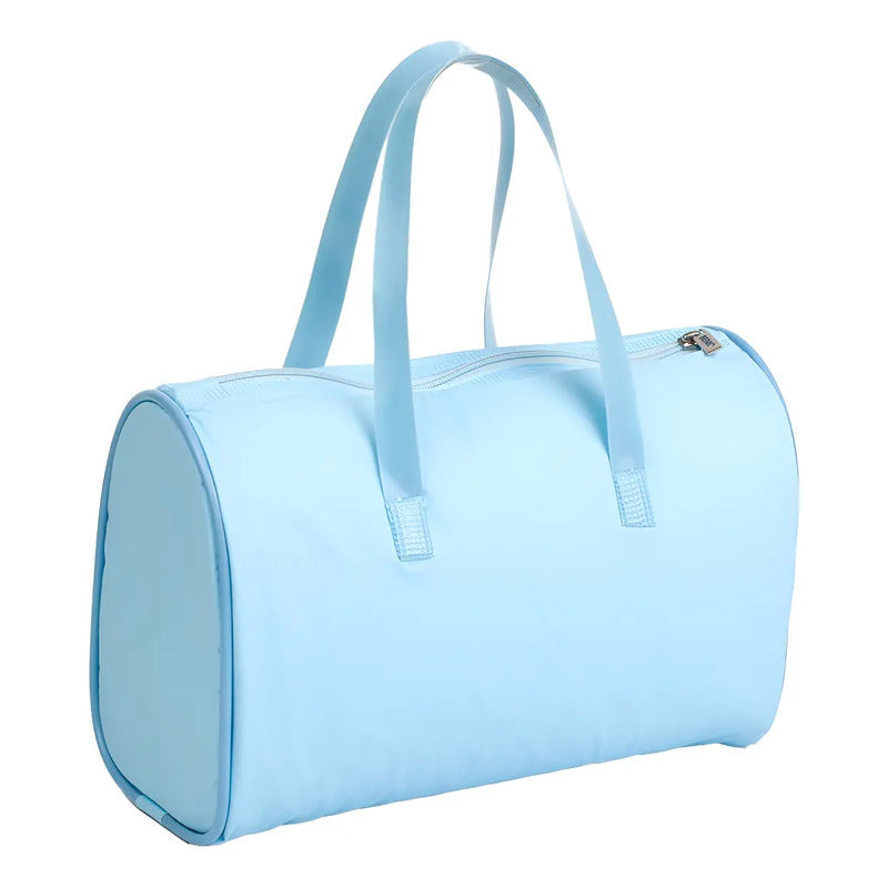 Bolsa Térmica Impermeável Beniq 7 Litros Azul Bebê Dobrável Alça Zíper