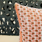 Almofada Decorativa 45x45 Cm Impermeável Com Zíper E Refil Cor Rosê Beniq Desenho Do Tecido Estampada Estampado