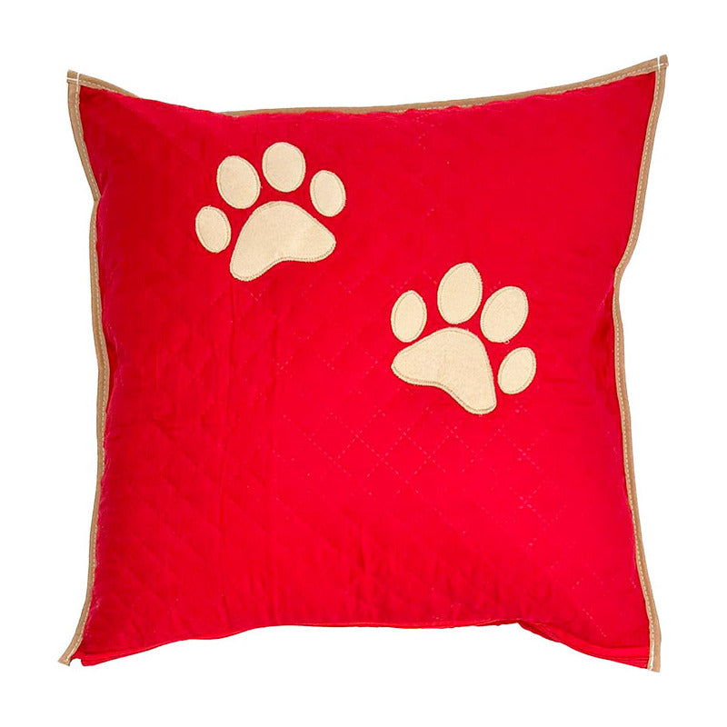 Almofada Decorativa Pet Avelã Desenho Do Tecido Patas Avelã Patas