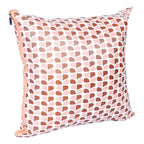 Capa De Almofada Impermeavel Decorativa Externa Resistente Cor Beniq Rosê Estampado