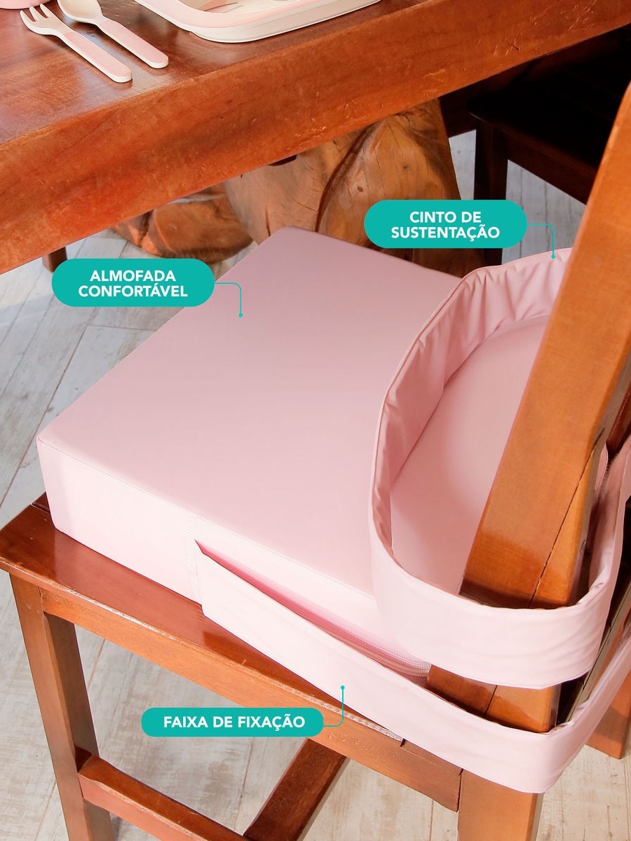 Assento/Almofada Elevação Kids: Autonomia e Conforto para seu Filho à Mesa