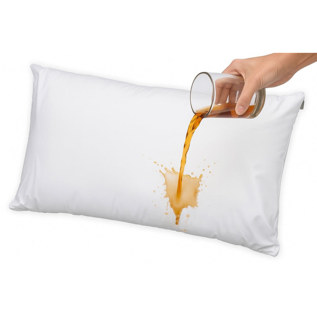 Capa de Travesseiro Protetor Siliconizado Impermeável Antialérgico 70x50cm