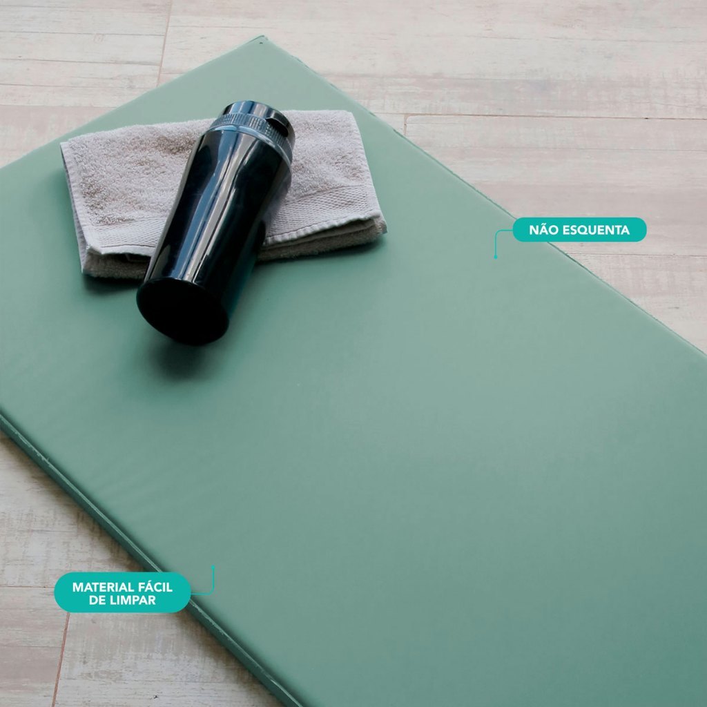 Colchonete Para Academia Ginástica Impermeável Espuma Confortável, Durável para Exercícios