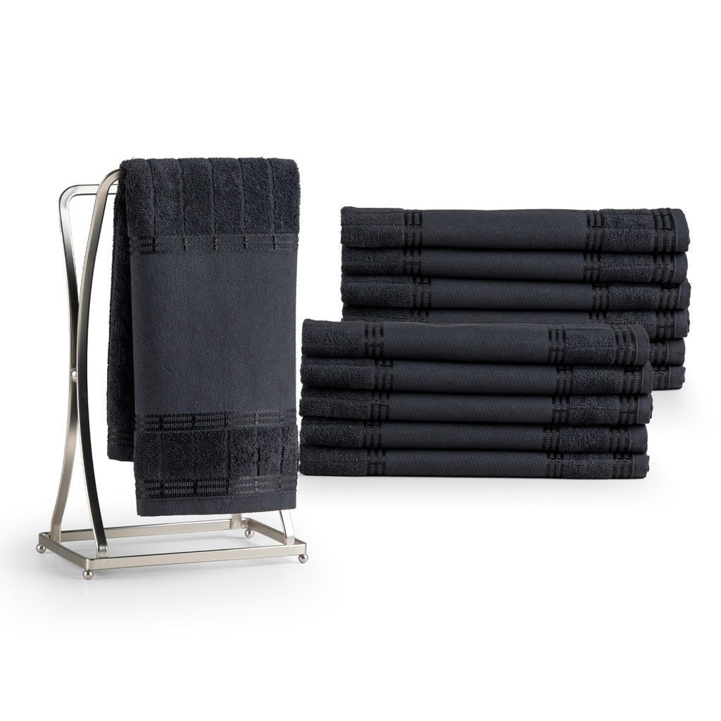 Kit 12 Pçs Toalha de Lavabo Bellarte Social 100% Algodão e Gramatura 420 g/m² 30x50cm