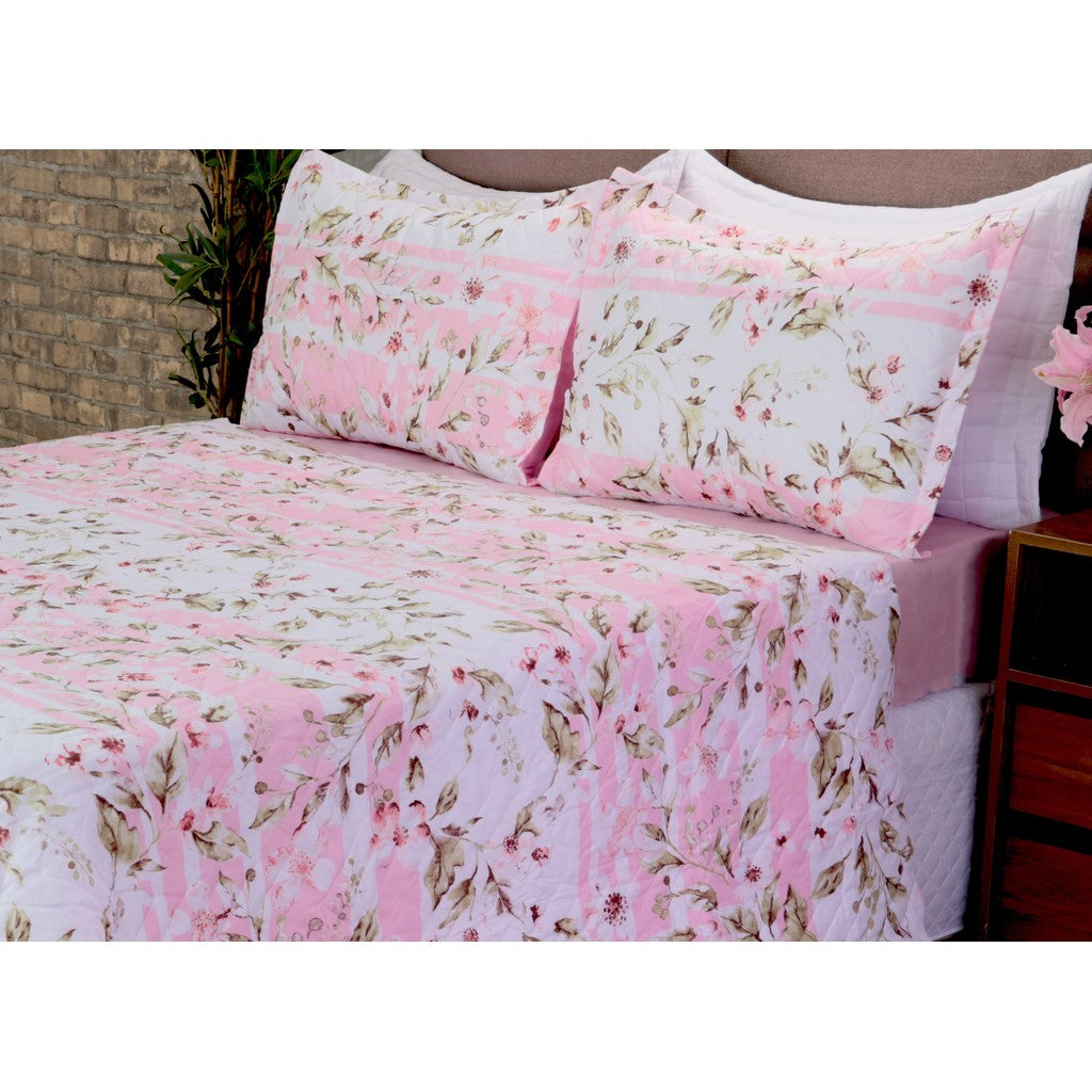 Kit 3 Pçs Cobre Leito Casal Queen Bouti Garden