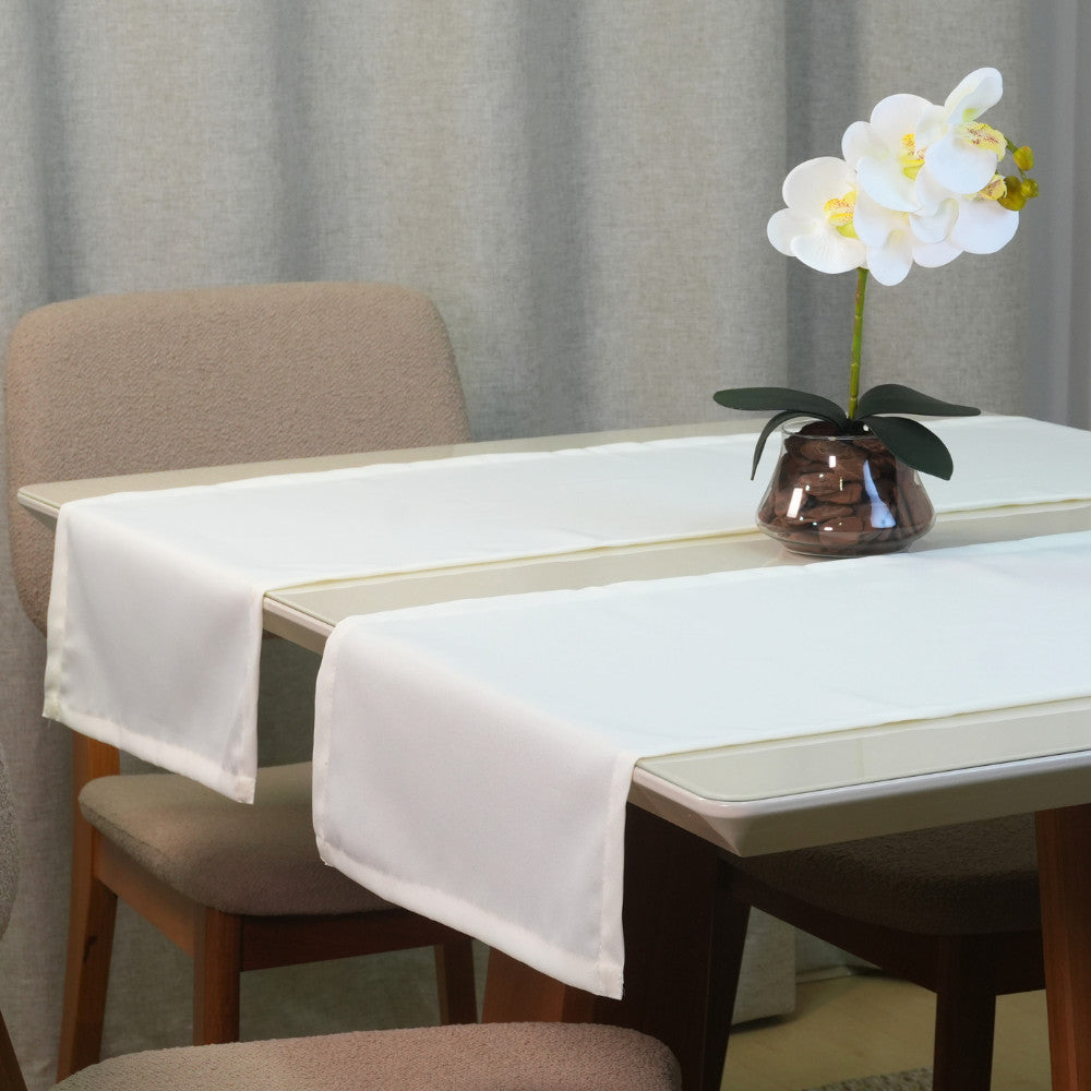 Caminho Trilho de Mesa Basic 130x40cm Liso Tecido Oxford